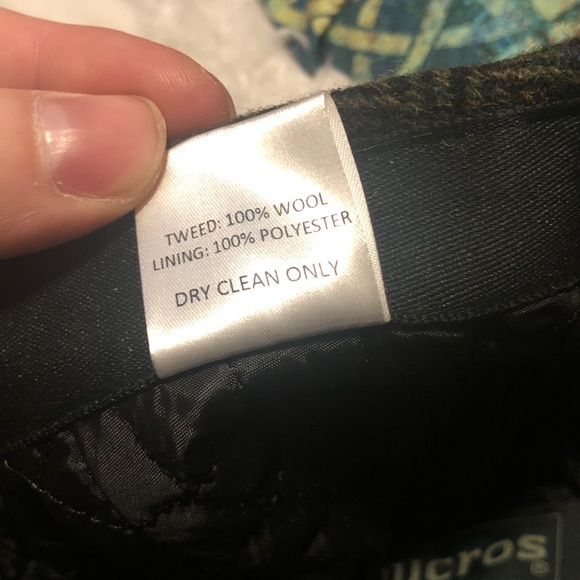 Classic Brown Herringbone Flat Cap - Picture 5 of 5